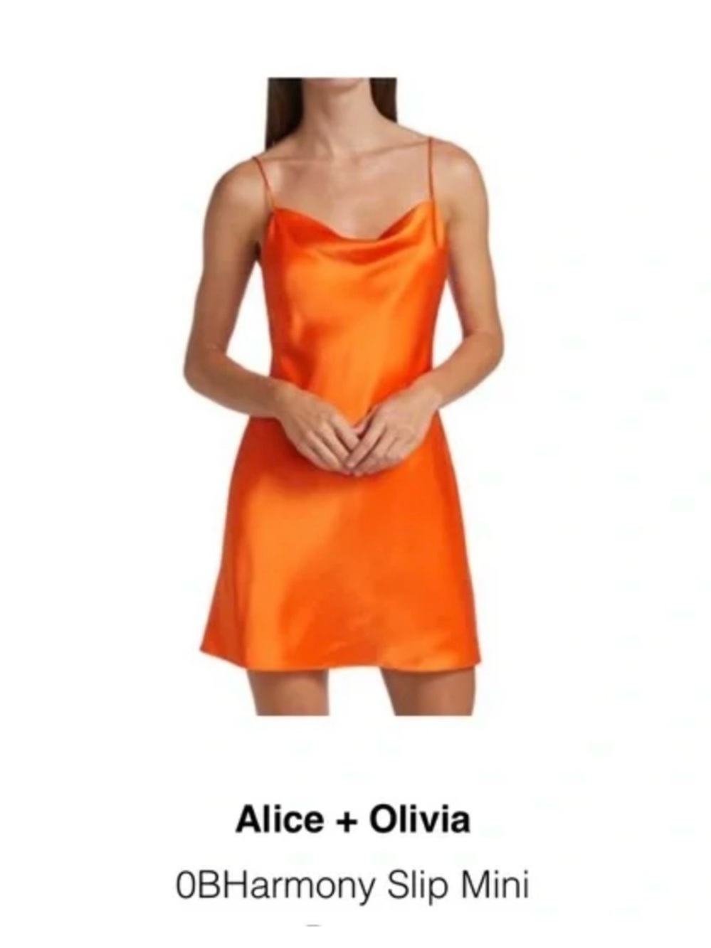 Alice+Olivia Harmony Slip Dress - Picture 2 of 5